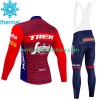 Maillot Cyclisme Hiver + Collant à Bretelles Trek Segafredo 2023 N002
